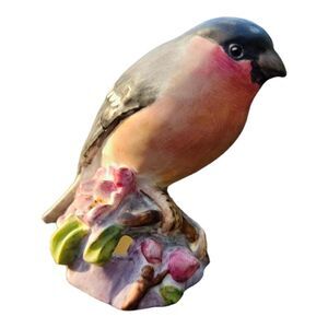 VTG Royal Worcester Bullfinch Bird Porcelain Figurine